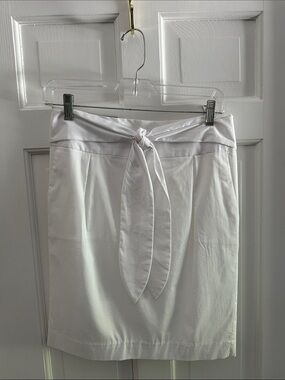 Banana Republic white linen skirt NWT size 0